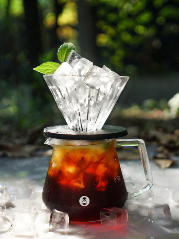 TIMEMORE Crystal Eye Glass Dripper | w/ Holder | 2-4 Cups