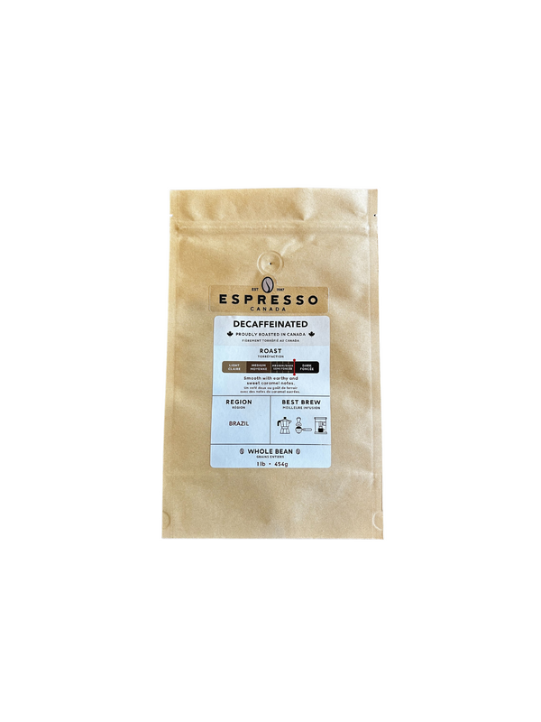Decaffeinated⎮Italy's Best Espresso Beans⎮Non-Oily Coffee Beans