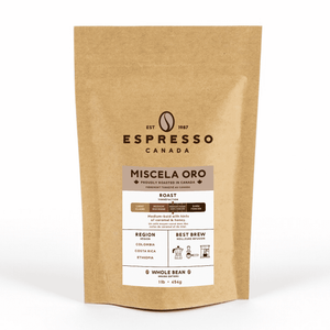 Miscela Oro Espresso Beans from Espresso Canada