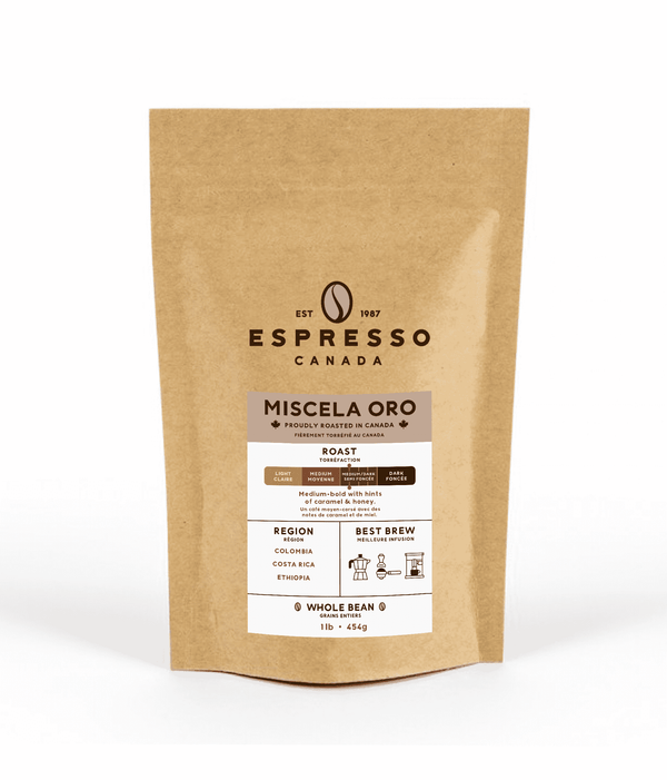 Miscela Oro Espresso Beans from Espresso Canada