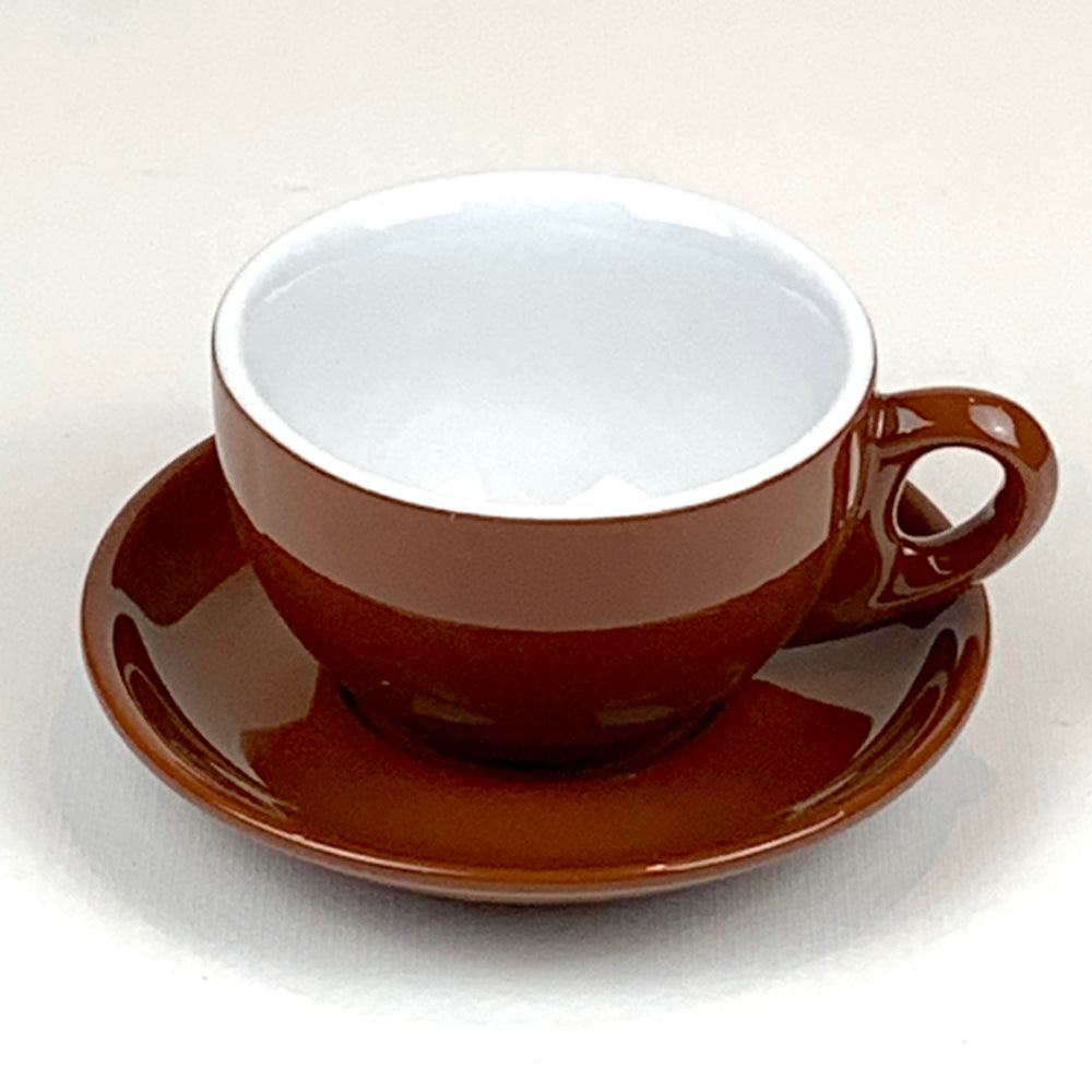Latte Cup⎮Made In Italy⎮Brown Nuova Point Palermo Style