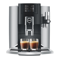 JURA E8 Chrome Superautomatic Coffee Machine 15271 available from Espresso Canada