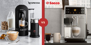 Nespresso and Saeco coffee machines