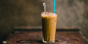 Iced espresso served in a glass