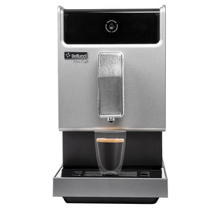 Front view of the Bellucci Slim Caffé bean-to-cup superautomatic espresso machine