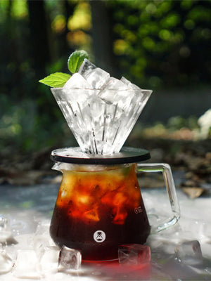 TIMEMORE Crystal Eye Glass Dripper | w/ Holder | 2-4 Cups