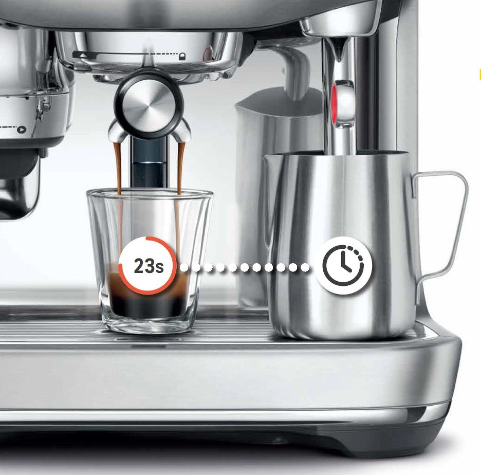 Breville BES985BSS Oracle Jet Coffee Machine Automatic Queue Feature