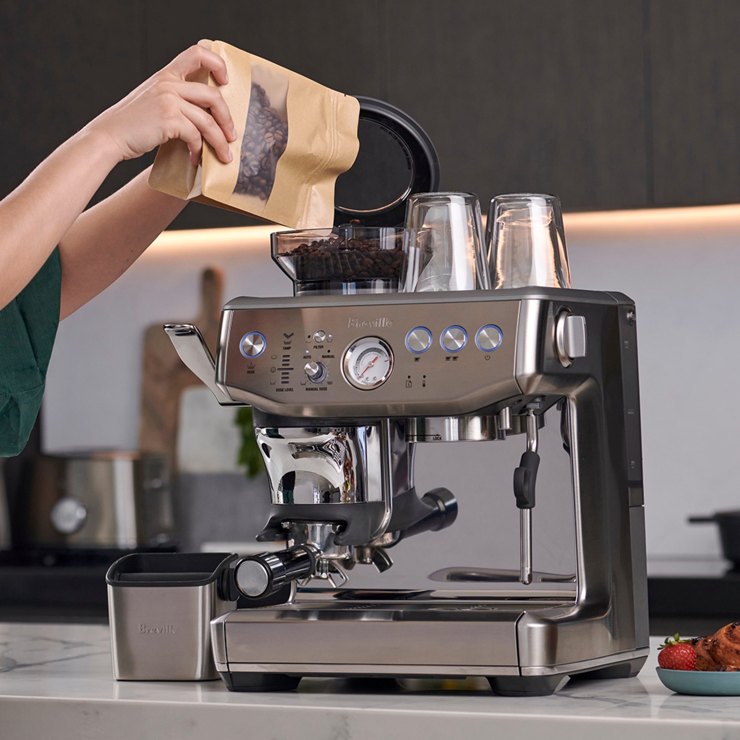 Breville barista top express filters