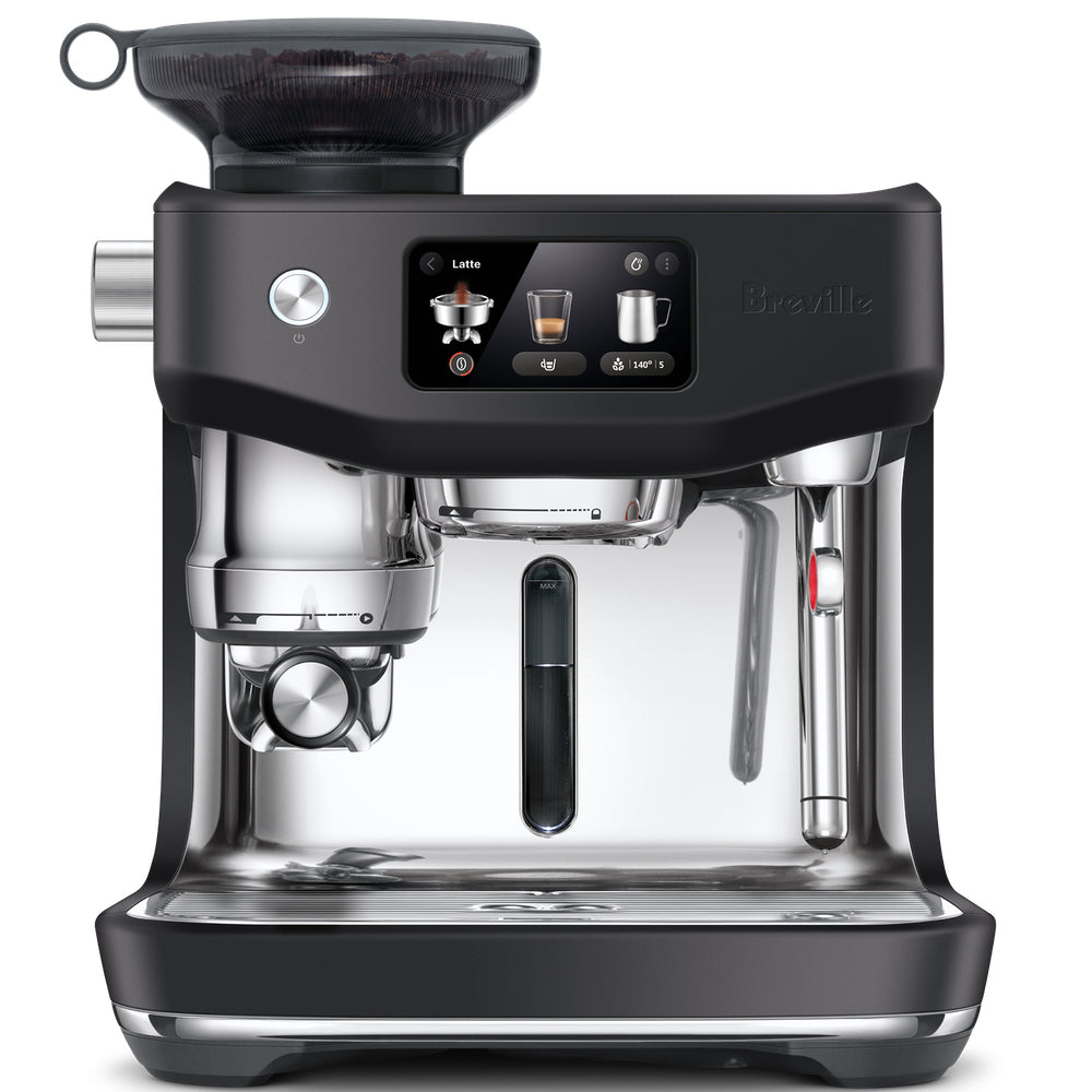 Breville BES985BTR the Oracle Jet Coffee Machine Front View from Espresso Canada