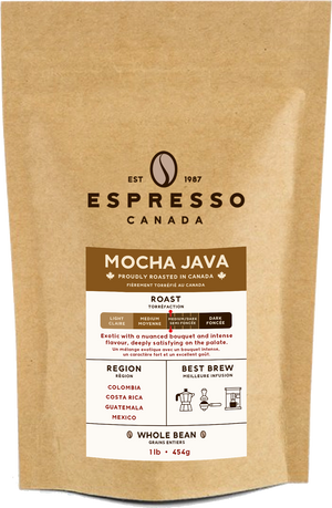Mocha Java coffee