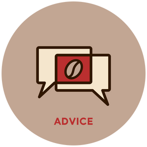 Espresso Canada logo showing they can offer advice when purchasing an espresso machine