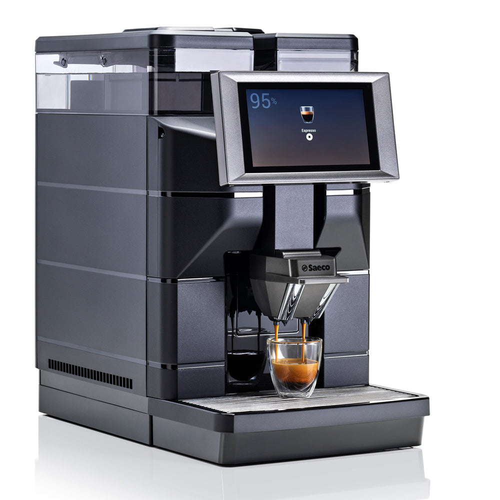 Saeco Magic M2+ Superautomatic Professional Coffee Machine Side View