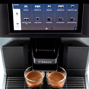 Saeco Magic. M2+ Professional Coffee Machine Close Up Screen