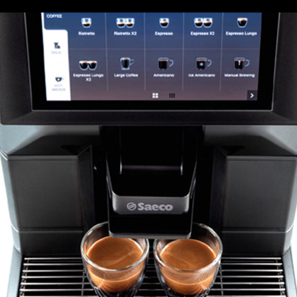Saeco Magic. M2+ Professional Coffee Machine Close Up Screen