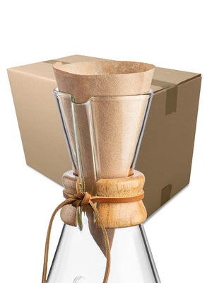 CHEMEX® Natural Half Moon Filters | 100-Pack