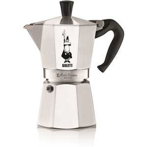 Bialetti Moka Express Classic aluminium 6-cup stovetop moka pot