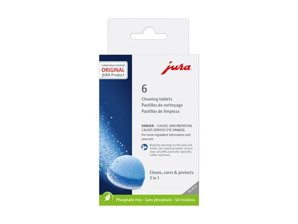 Jura 3-Phase Cleaning Tablets | 6 pack | 24224