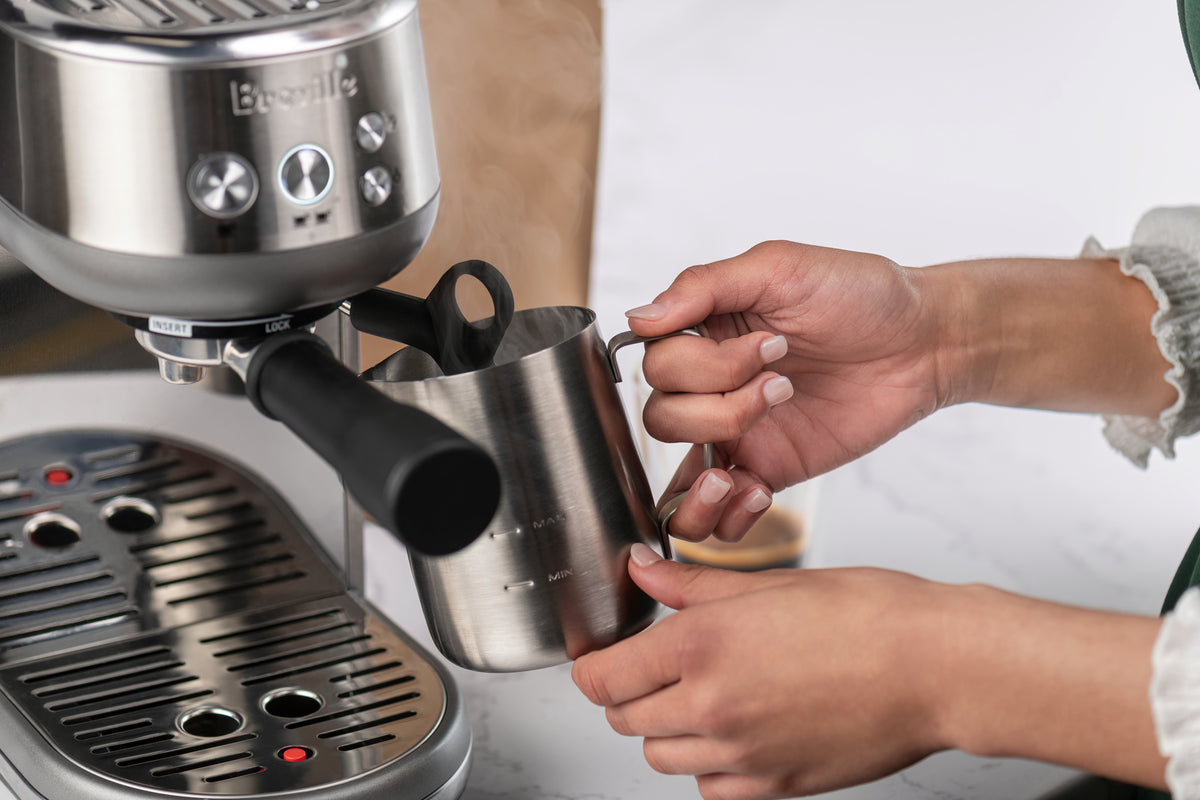 Breville The Bambino Espresso Machine - Brushed Stainless Steel -  BES450BSS1BCA1
