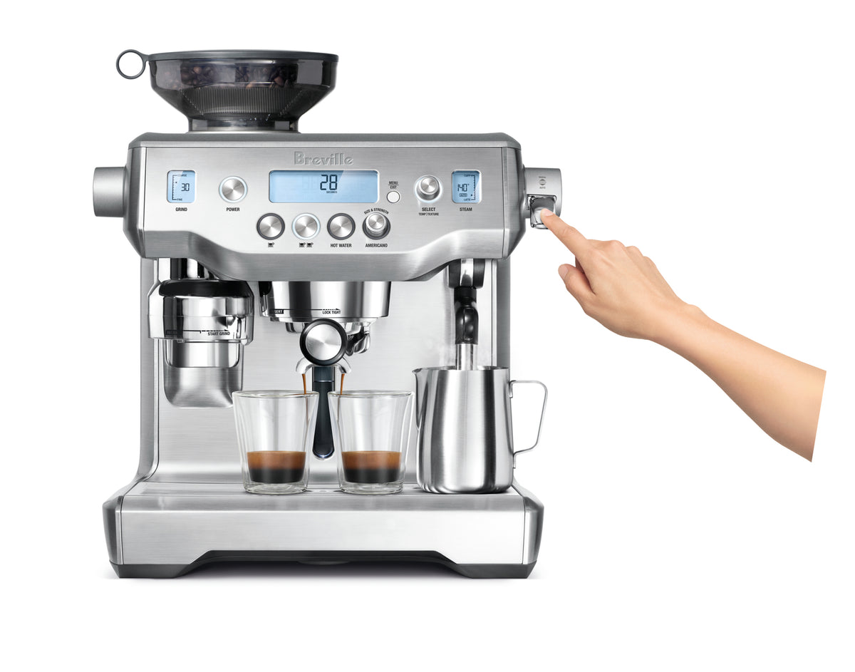 Breville Oracle BES980 Brushed Stainless Steel steam handle available from Espresso Canada