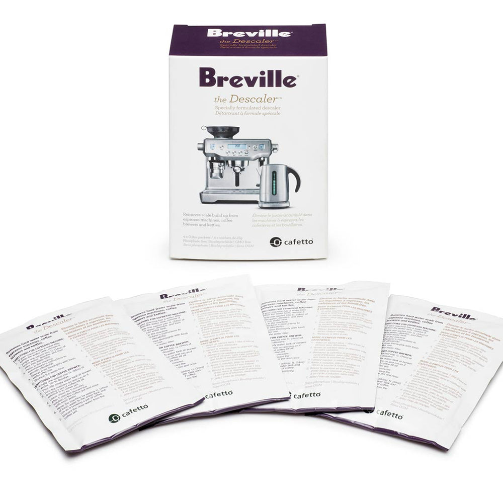 Breville Descaler 4 PK BES007 available from Espresso Canada