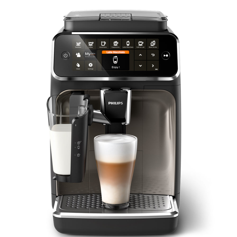 Philips Saeco EP4347/94 Front View available at Espresso Canada