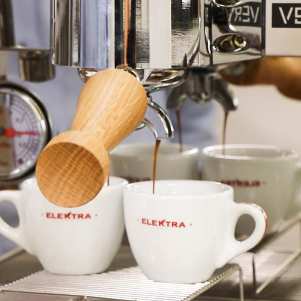 Elektra Verve Manual Espresso Machine Coffee Dispensing Available at Espresso Canada