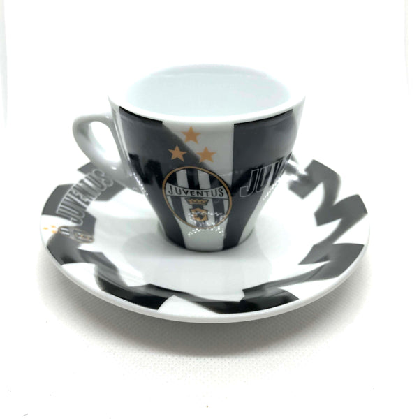 Serie A Italian Soccer Inter Espresso Cup and Saucer