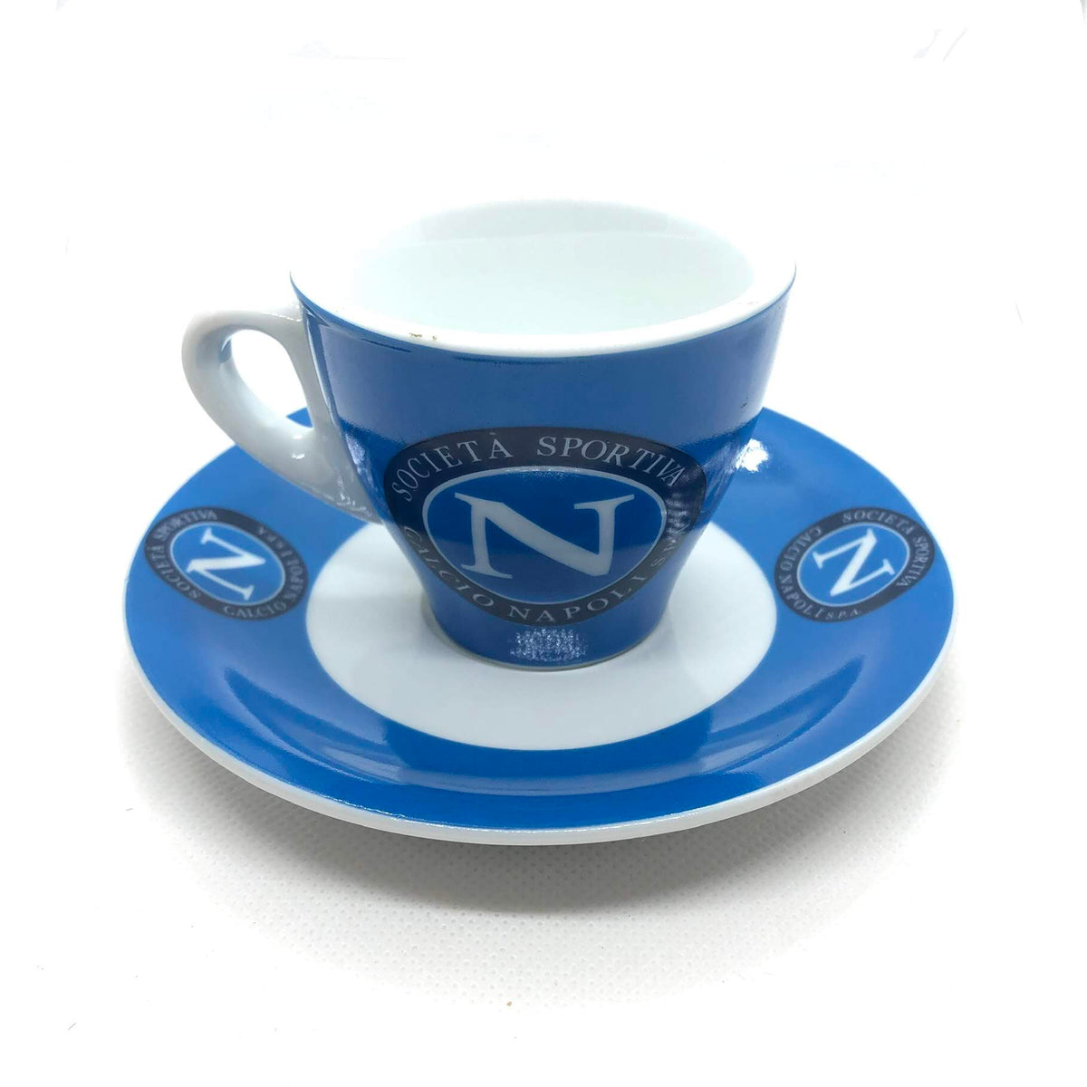 Serie A Italian Soccer Napoli Espresso Cup Front View