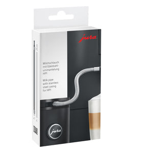 Faema JURA milk pipe with stainless steel casing for maintenance, designed for professional espresso machines.