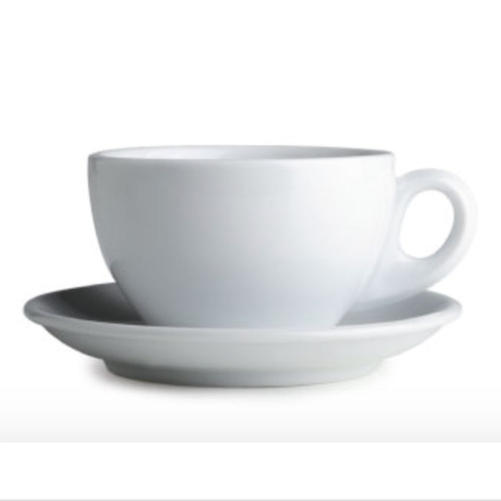 Nuova Point Latte Cup Made in Italy White available from Espresso Canada