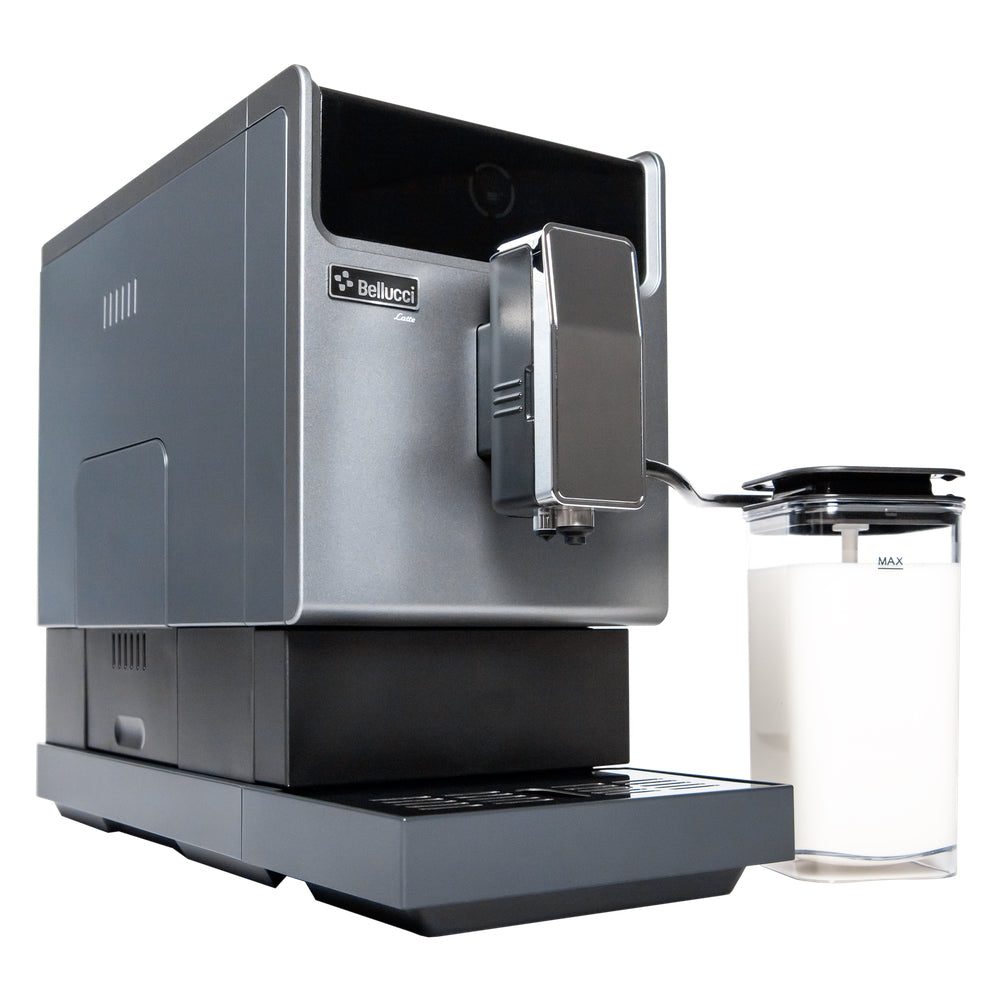 Bellucci Slim Latte Superautomatic Coffee Machine Angled Perspective