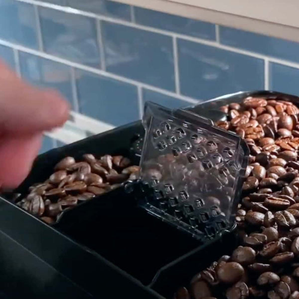 Close Up of Bypass doser of Saeco Philips Superautomatic Coffee Machine