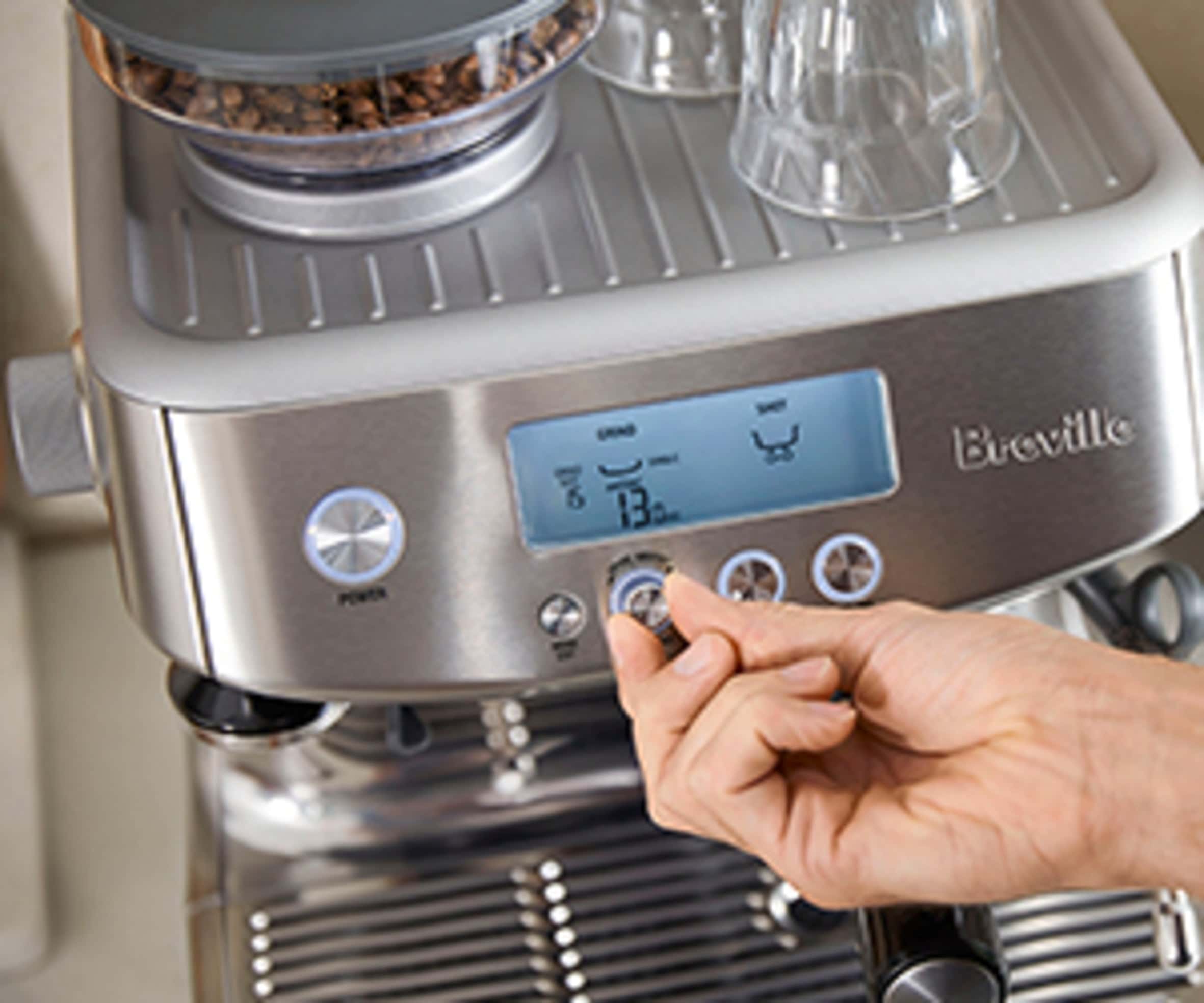 Breville Barista Pro Manual Coffee Machine Sea Salt BES878SST